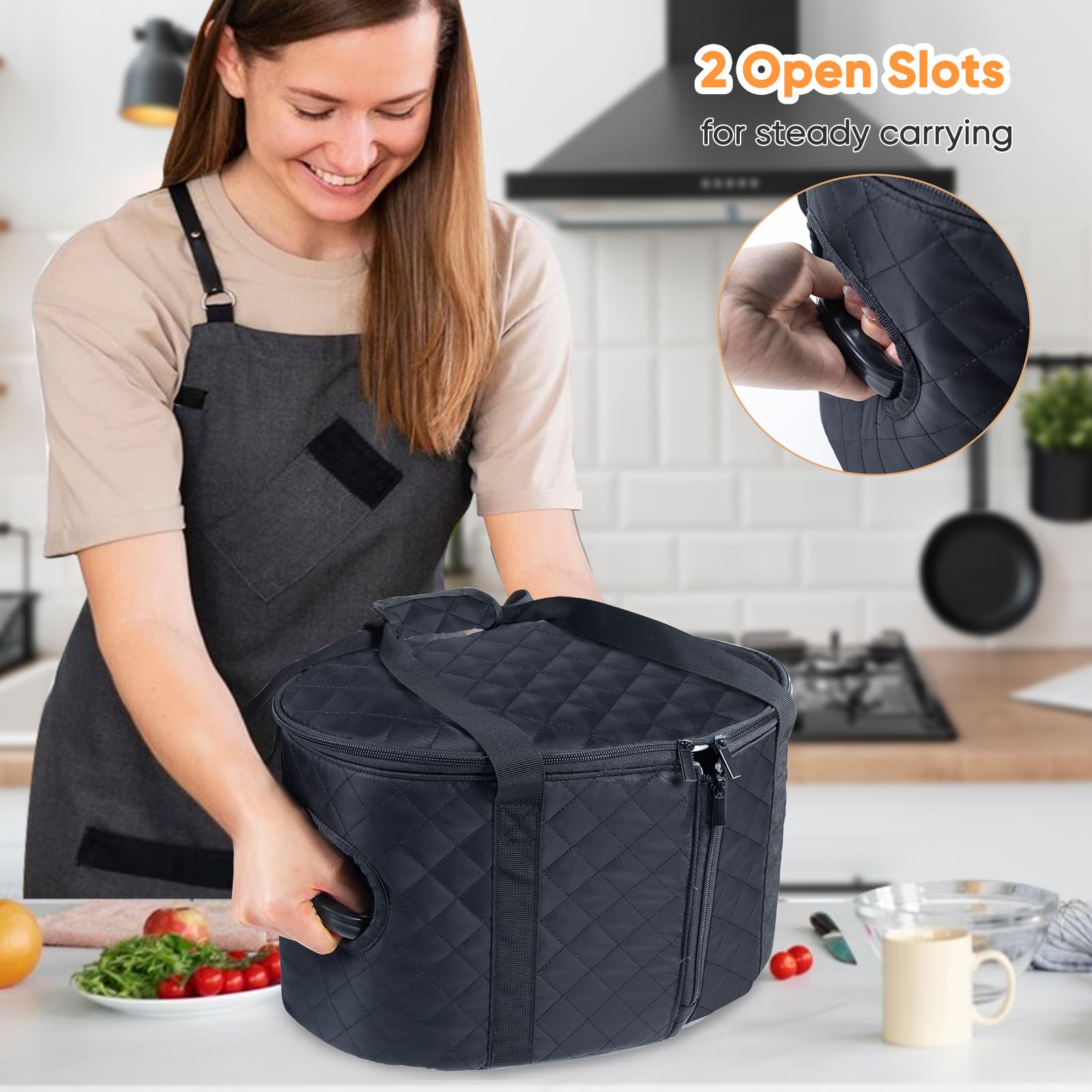 BAGSPRITE compatible con Hamilton Beach y Crockpot 6-8 qt para mayor versatilidad.