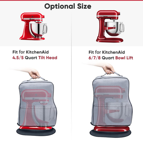 BAGSPRITE compatibilidad con dos tamaños para diferentes modelos KitchenAid.
