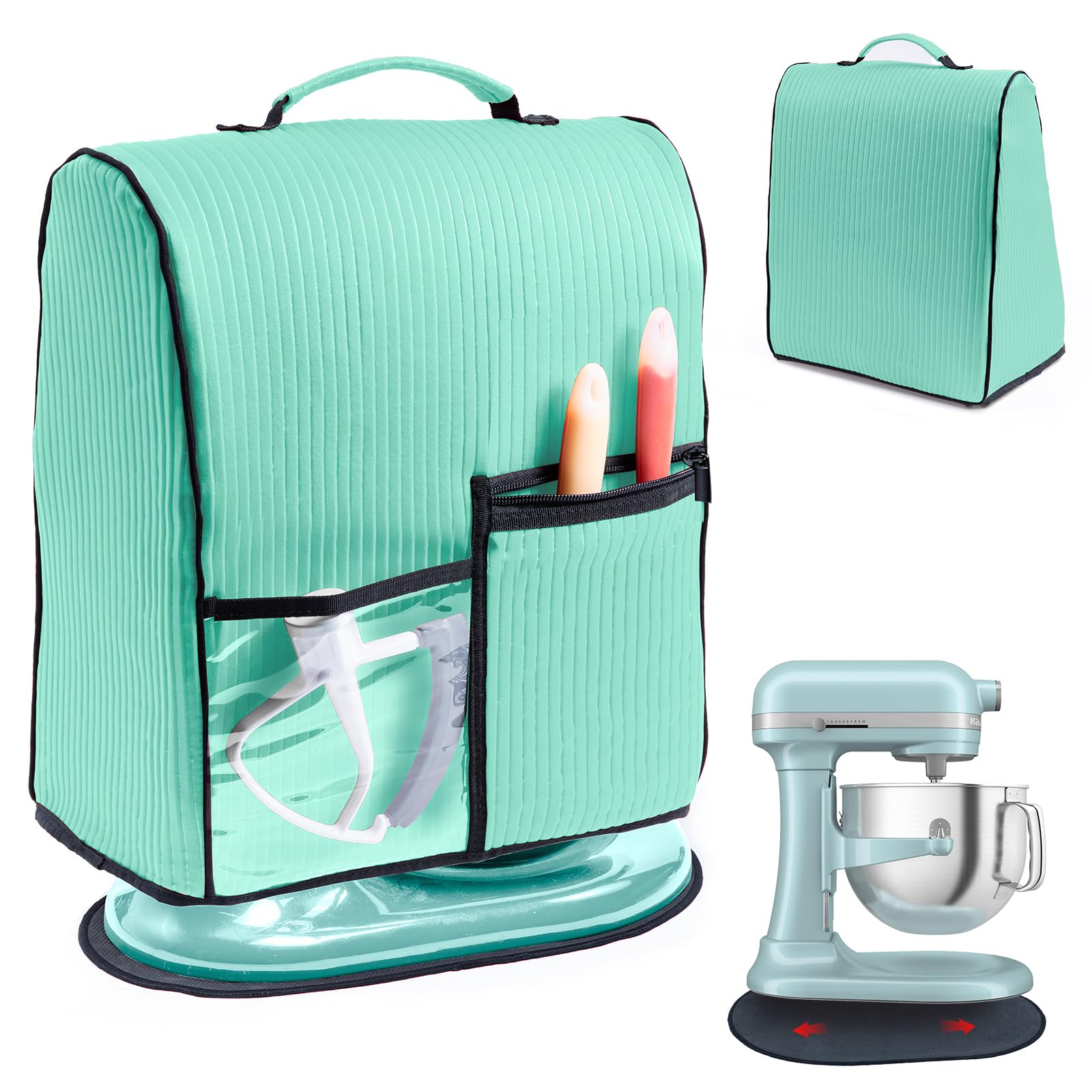 Funda BAGSPRITE para batidora con deslizador protege la máquina y evita salpicaduras