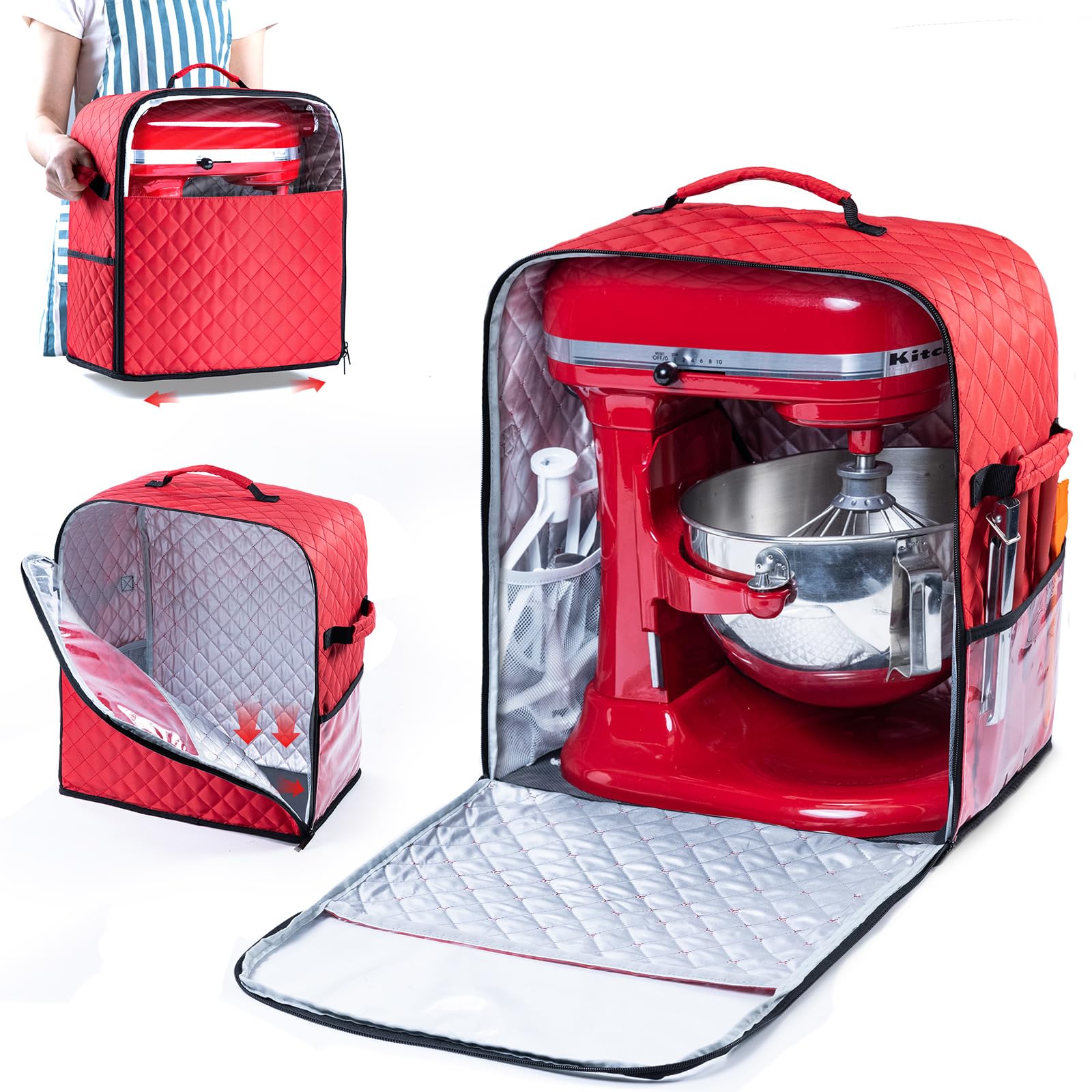BagSprite funda para mezcladora con base deslizante facilita moverla.