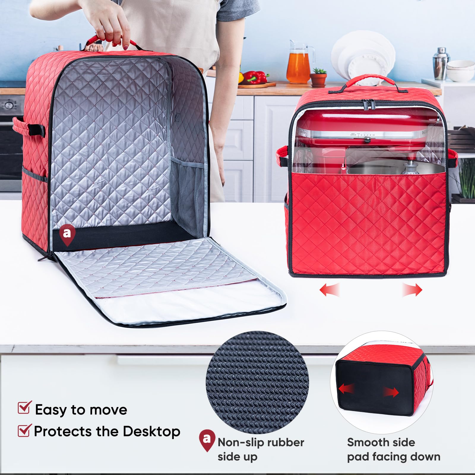 BagSprite material nylon resistente al agua protege contra manchas.
