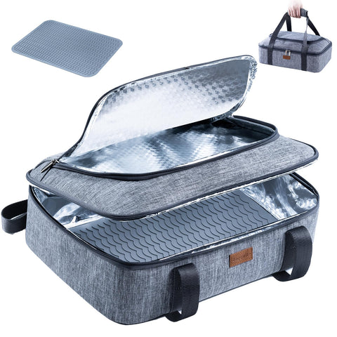 BAGSPRITE portacazuelas aislante listo para transportar comida caliente o fría