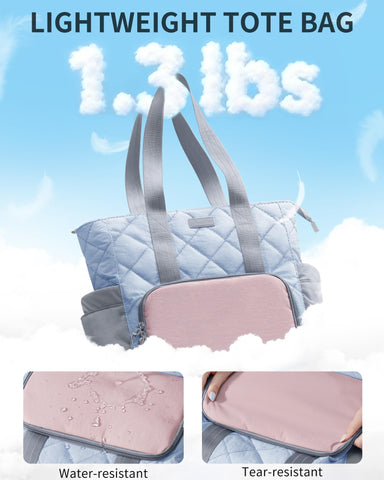 Bagstellar Puffer Lunch Tote, ligero y cómodo para profesoras y enfermeras.
