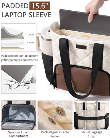 Bagstellar porta tazas grande para bebidas durante el día.