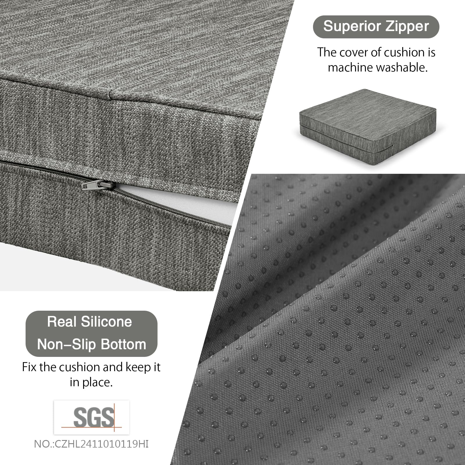 Base antideslizante de silicona Baibu certificada SGS protege superficies.