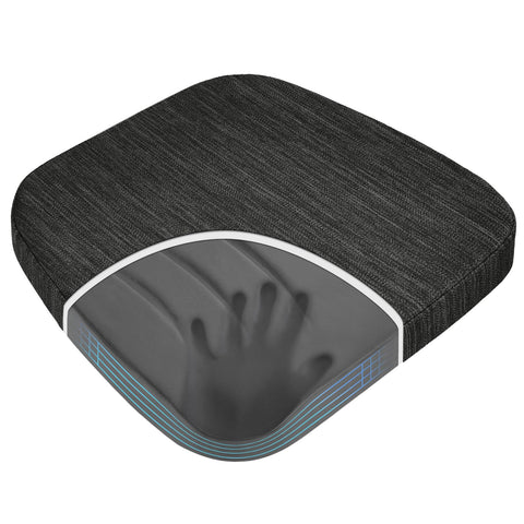 Baibu cojín para silla de cocina, doble capa, soporte cómodo durante comidas largas.