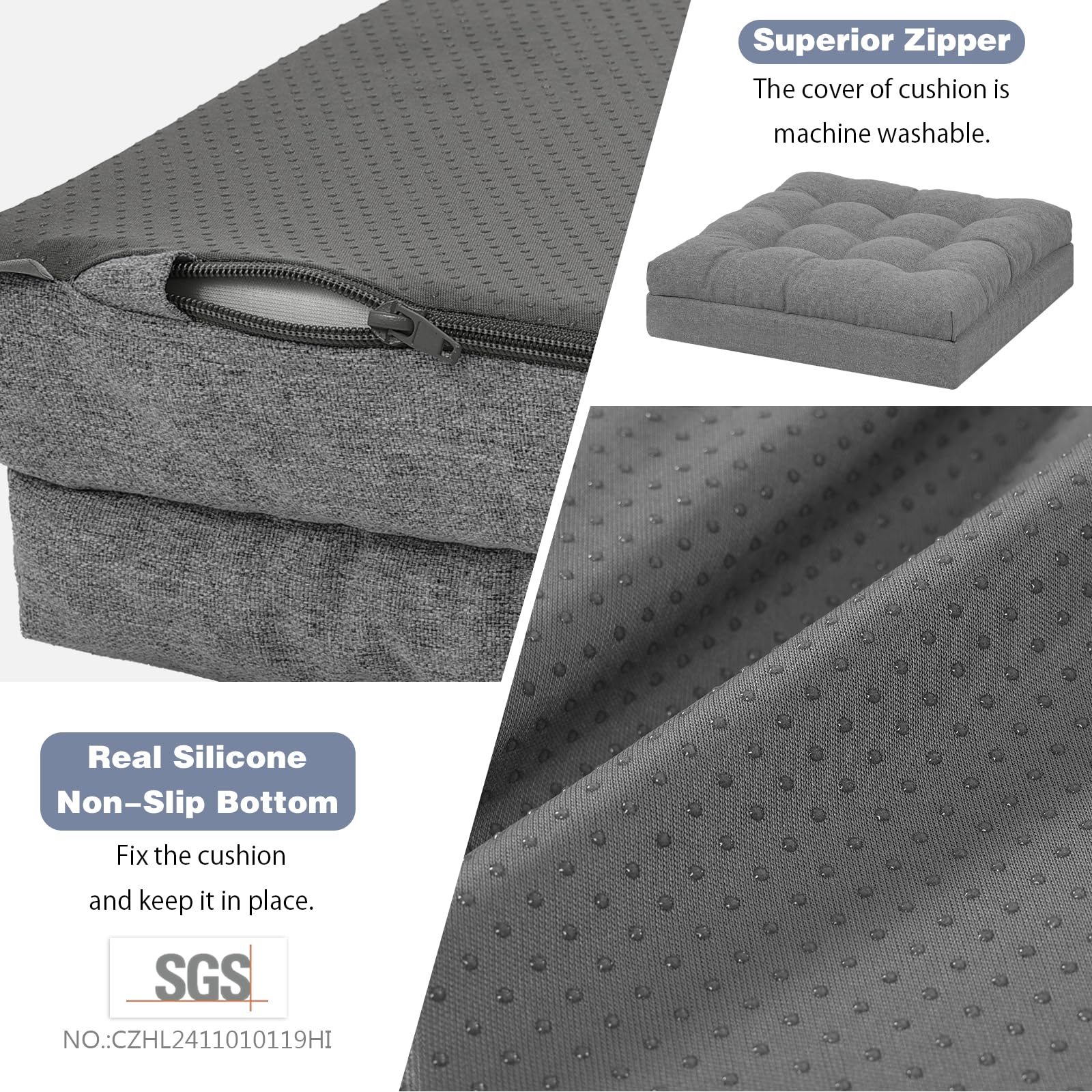 Baibu tela de poliester resistente y textura única para mayor durabilidad.