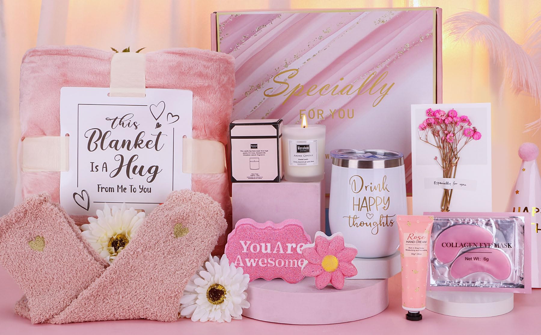 Baicai-tarjeta-regalo-elegante-rosada, opción flexible para sorprender.