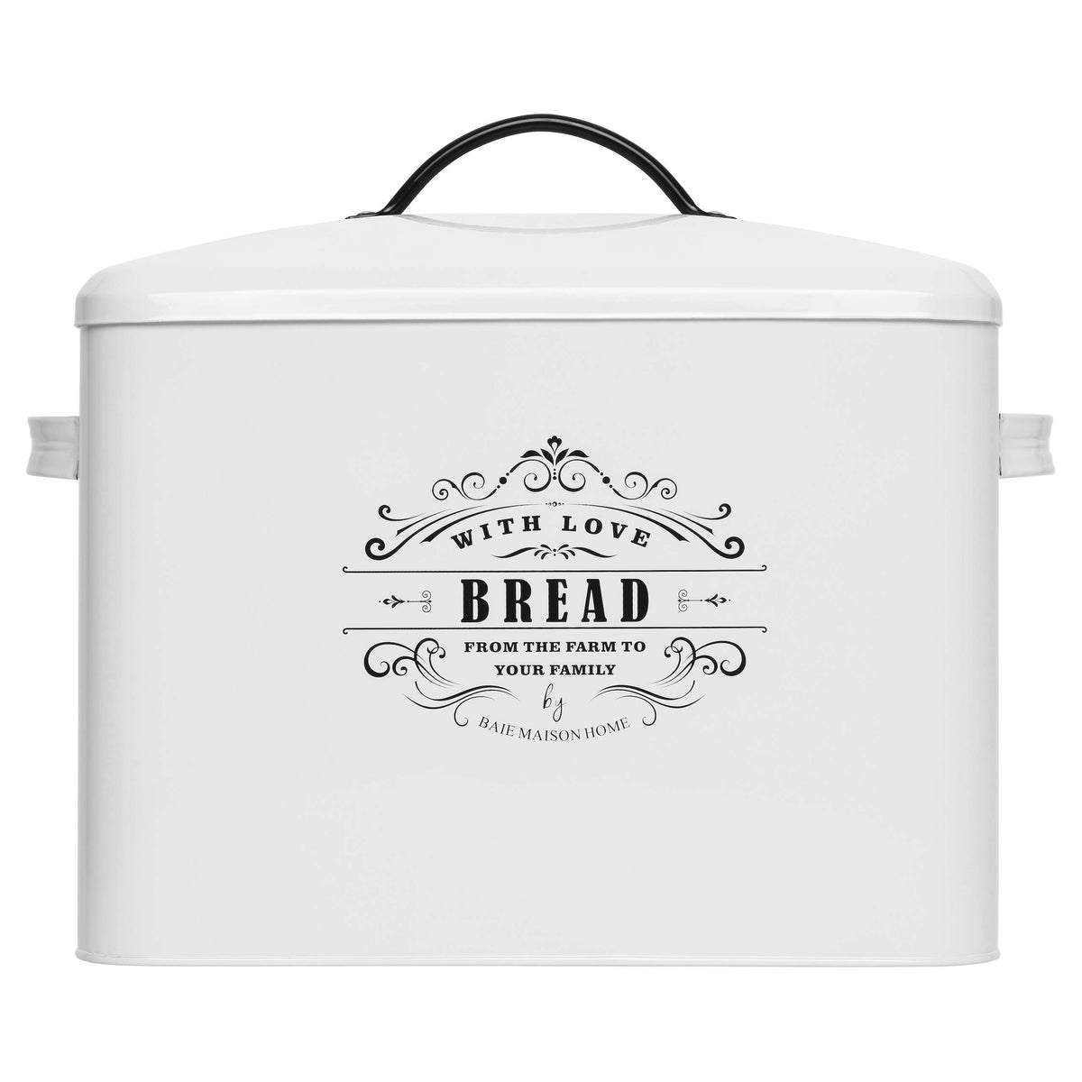Baie Maison caja pan extralarga frente: organización elegante para panes frescos