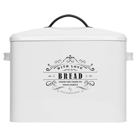 Baie Maison caja pan extralarga frente: organización elegante para panes frescos