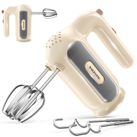 BAIGELONG batidora eléctrica con diseño retro para cocinas pequeñas.
