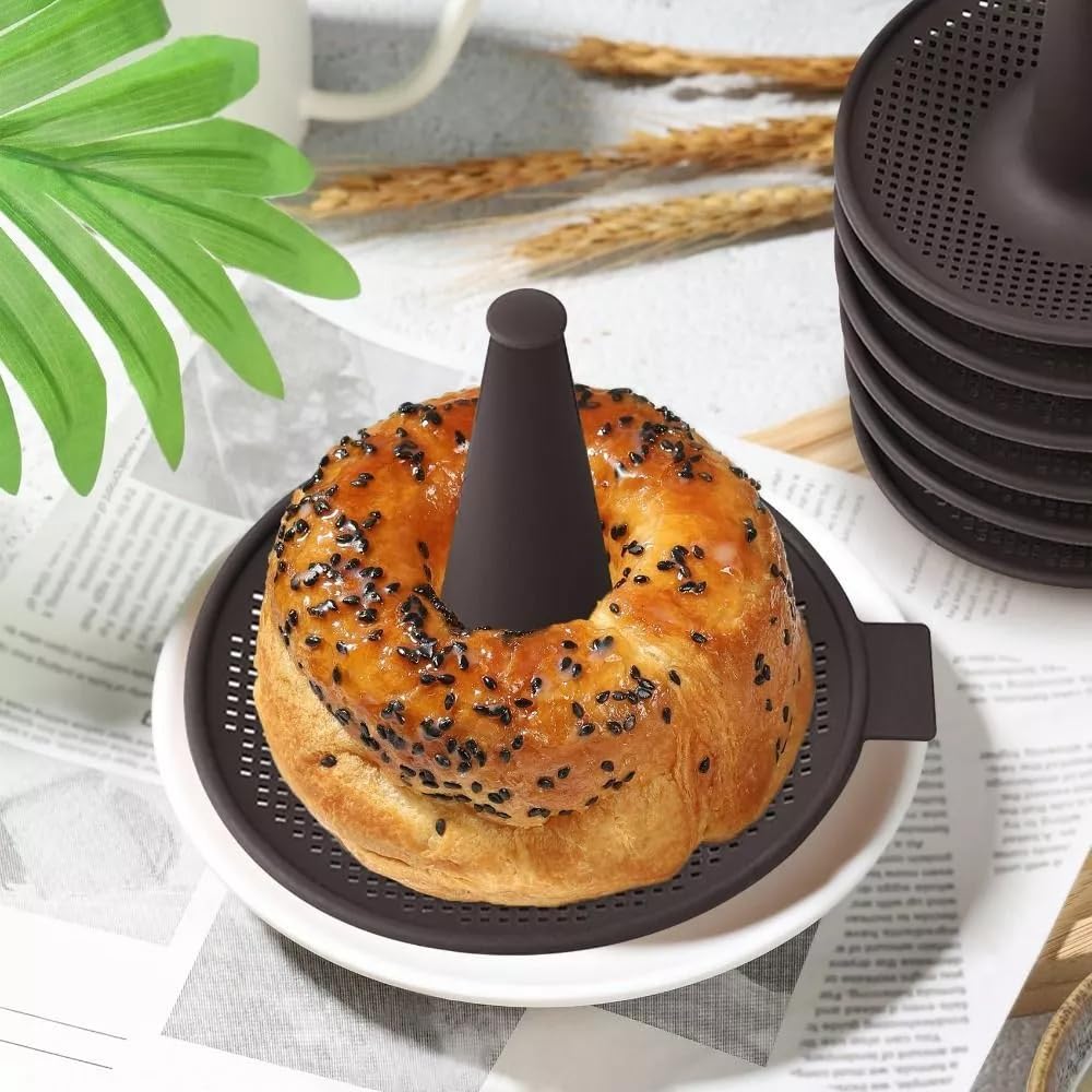 BAILEBEI molde donas para bagels: uso versátil en recetas saladas y dulces.