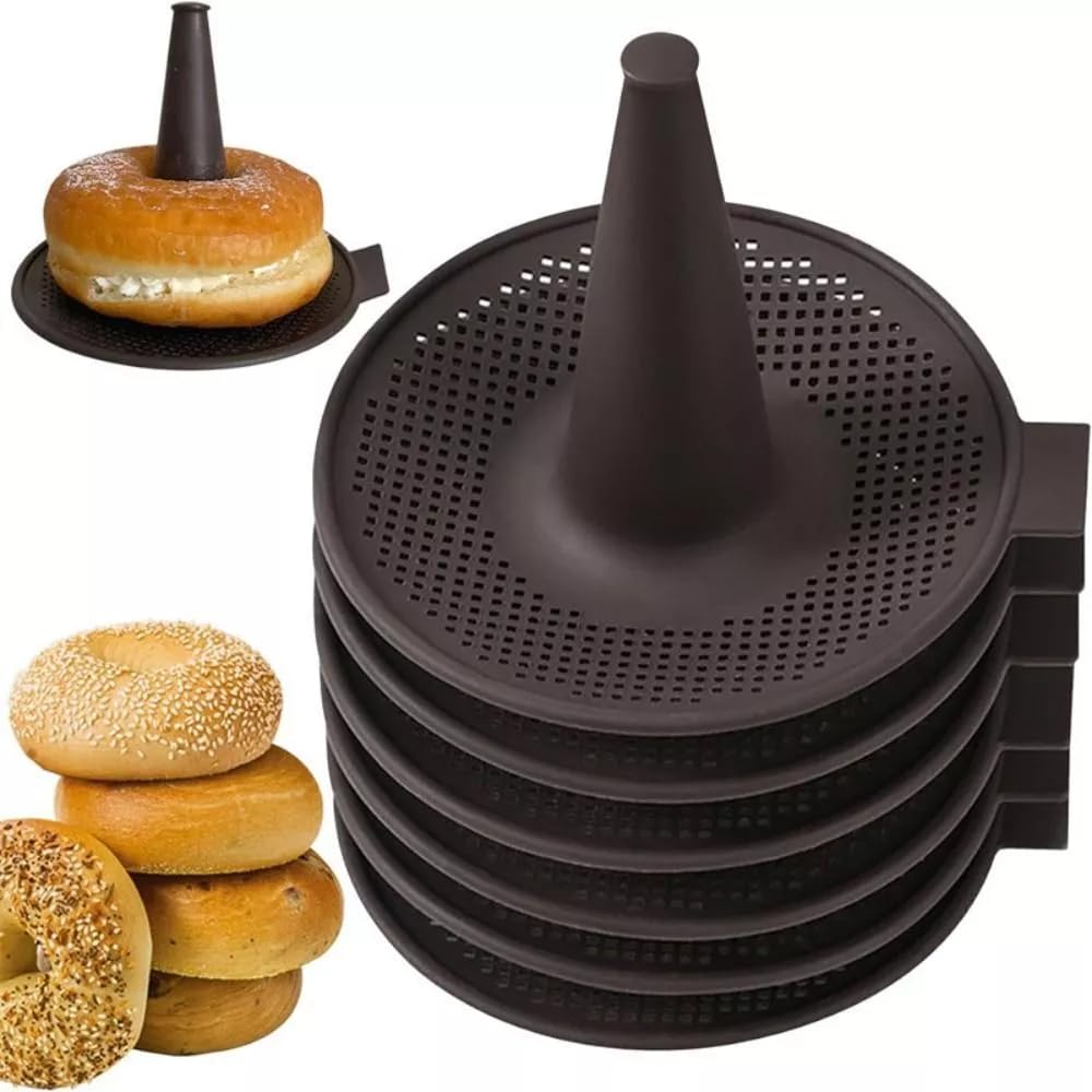 BAILEBEI molde donas para hornear, piezas uniformes y horneado rápido para casa.