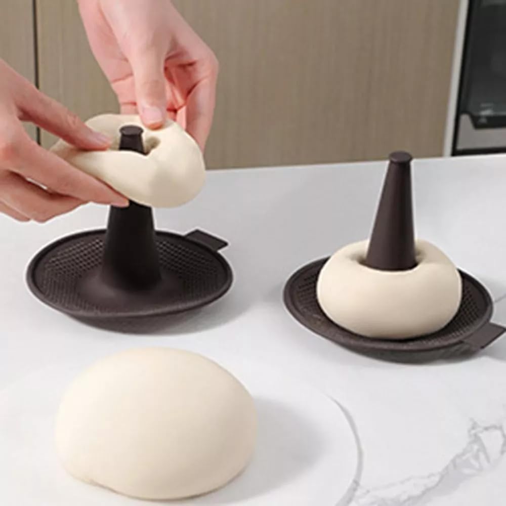 BAILEBEI almacenamiento compacto: moldes para donas, espacio mínimo.