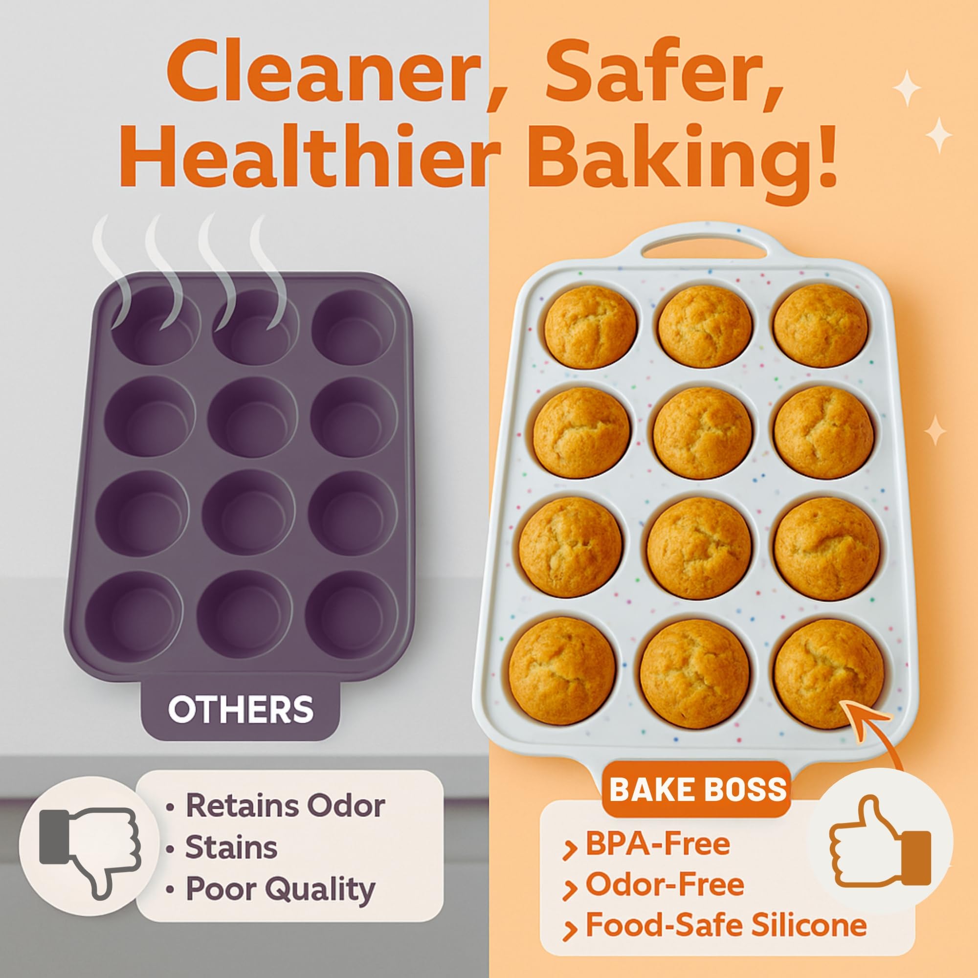 BAKE BOSS limpieza facil; apto para lavavajillas