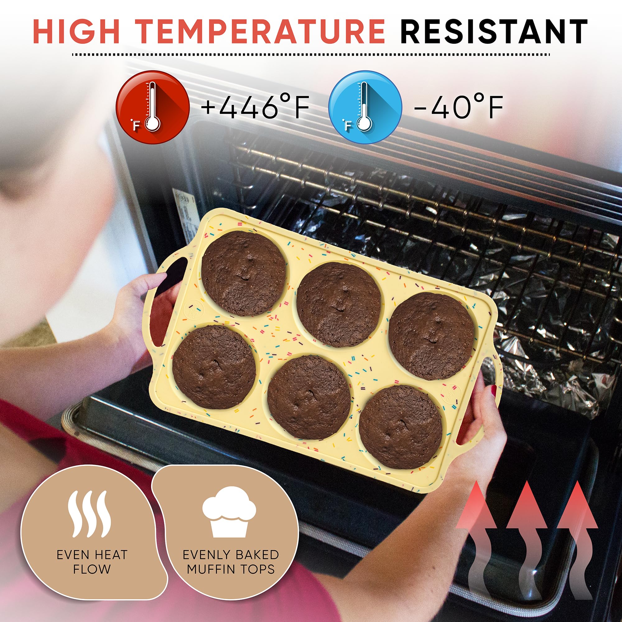 BAKE BOSS: diseño apilable, ahorro de espacio en la cocina.