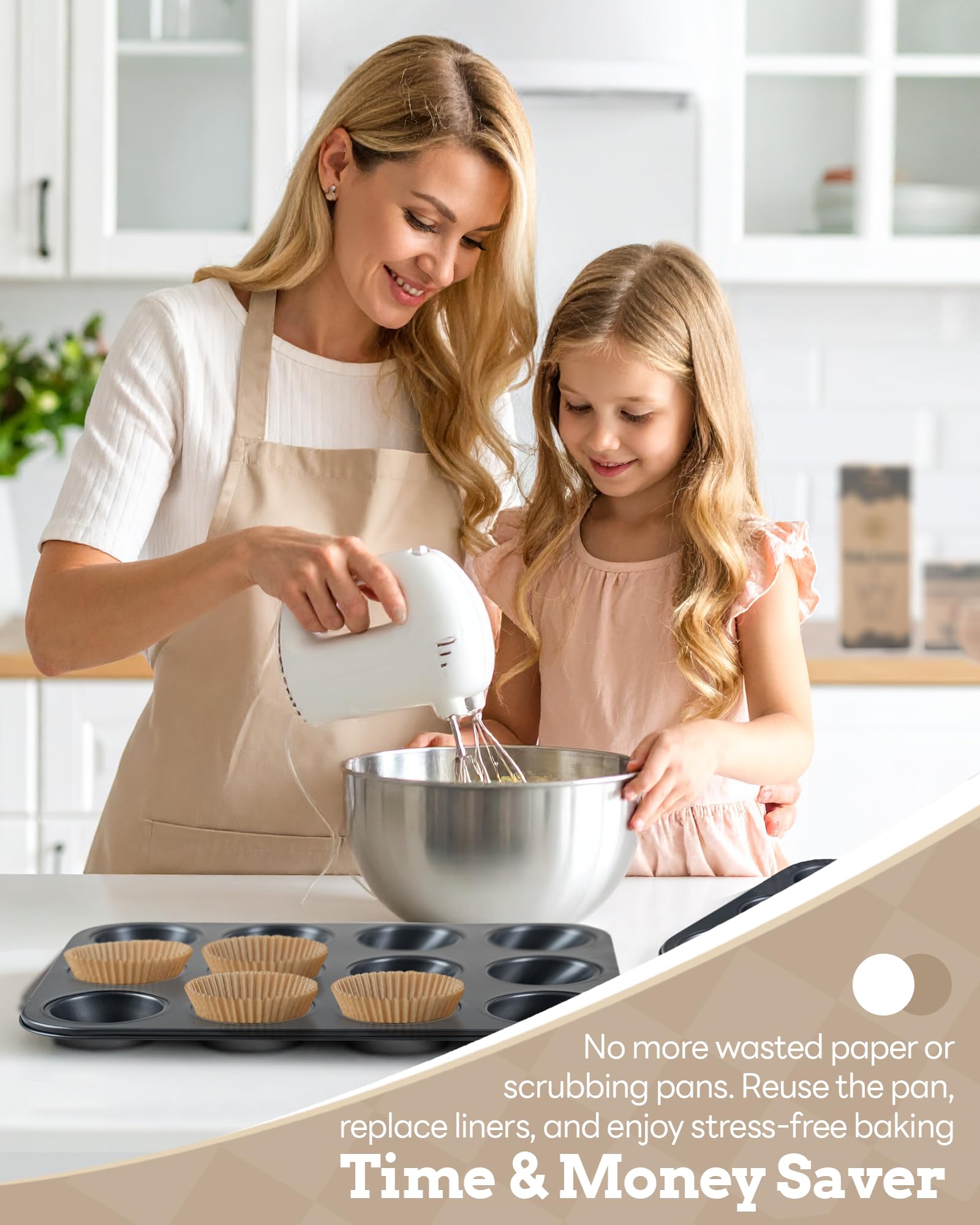 Bake Choice accesorios incluidos 100 forros naturales listos para usar