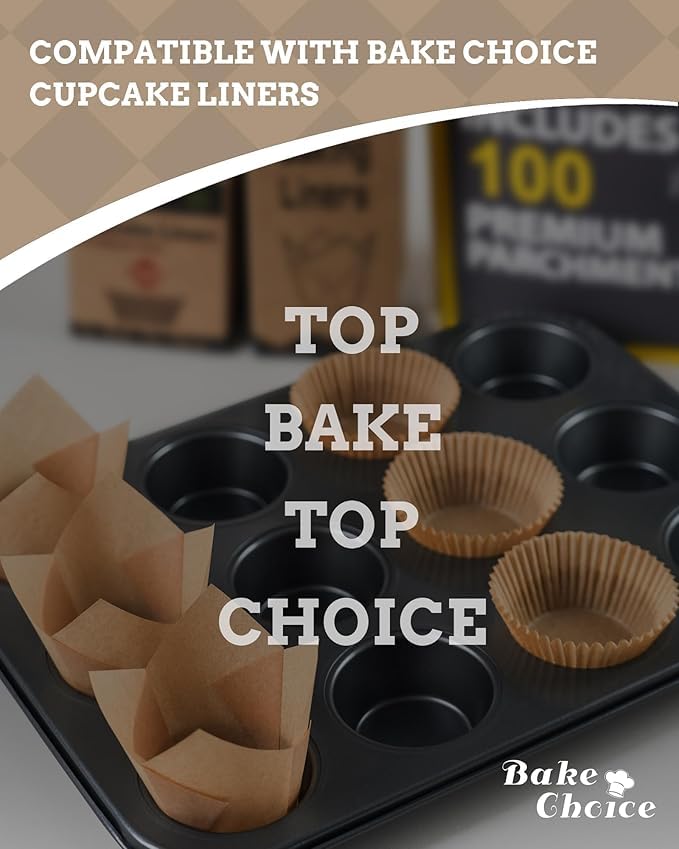 Bake Choice base de metal resistente para calor uniforme y horneados consistentes