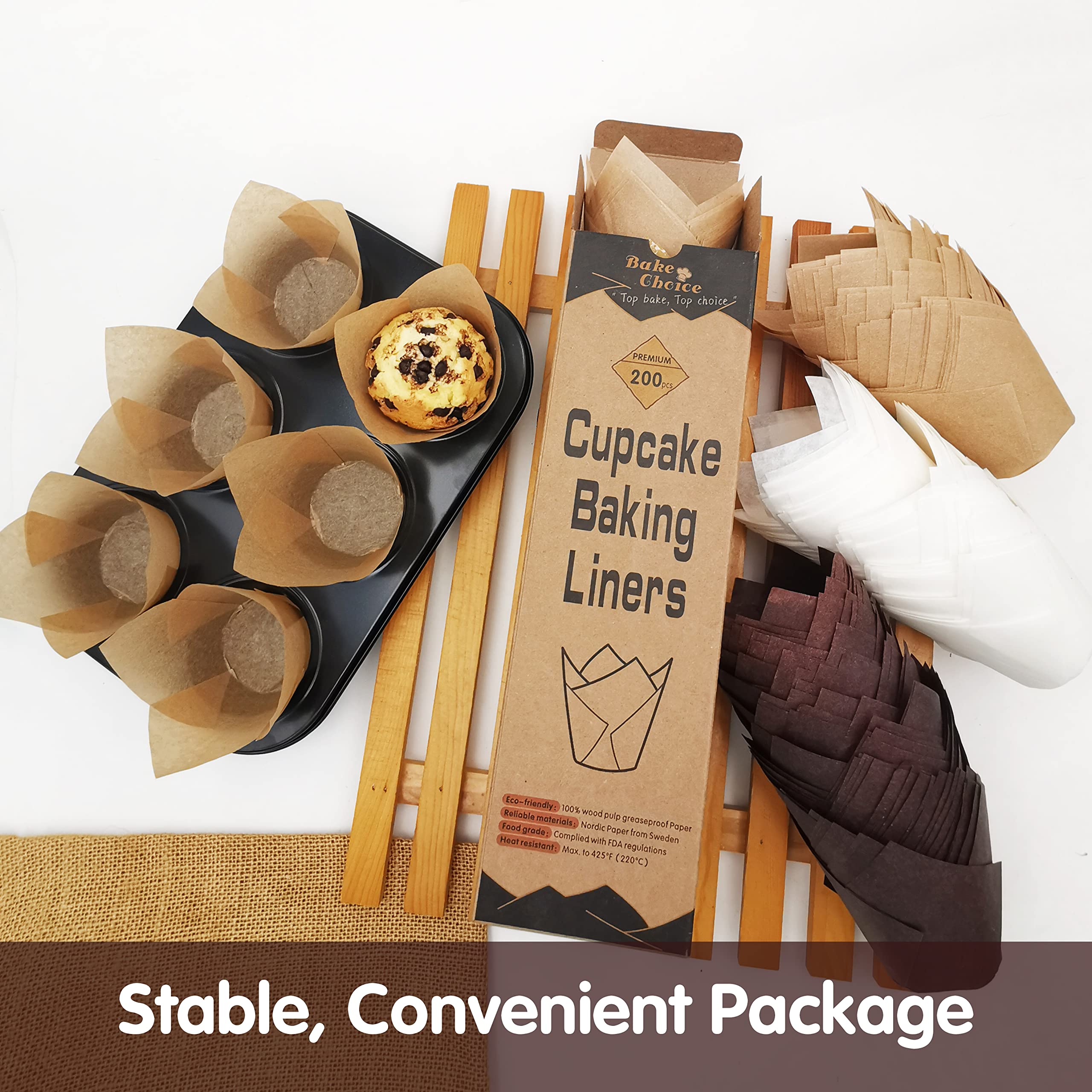Caja kraft Bake Choice para envío seguro y presentación cuidada