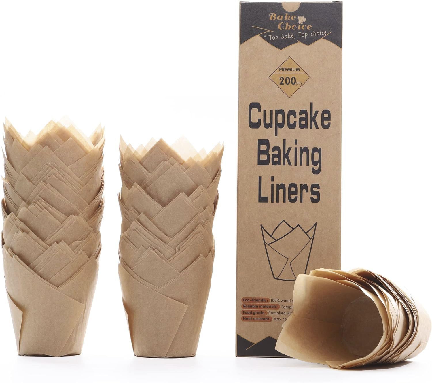Bake Choice: forros tulip para magdalenas, mejoran la presentación.