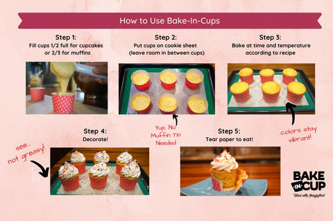 BAKE-IN-CUP capacidad 3 oz para porciones consistentes