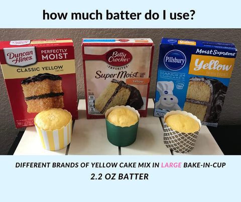 BAKE-IN-CUP diseño resistente y anti grasa para horneado limpio