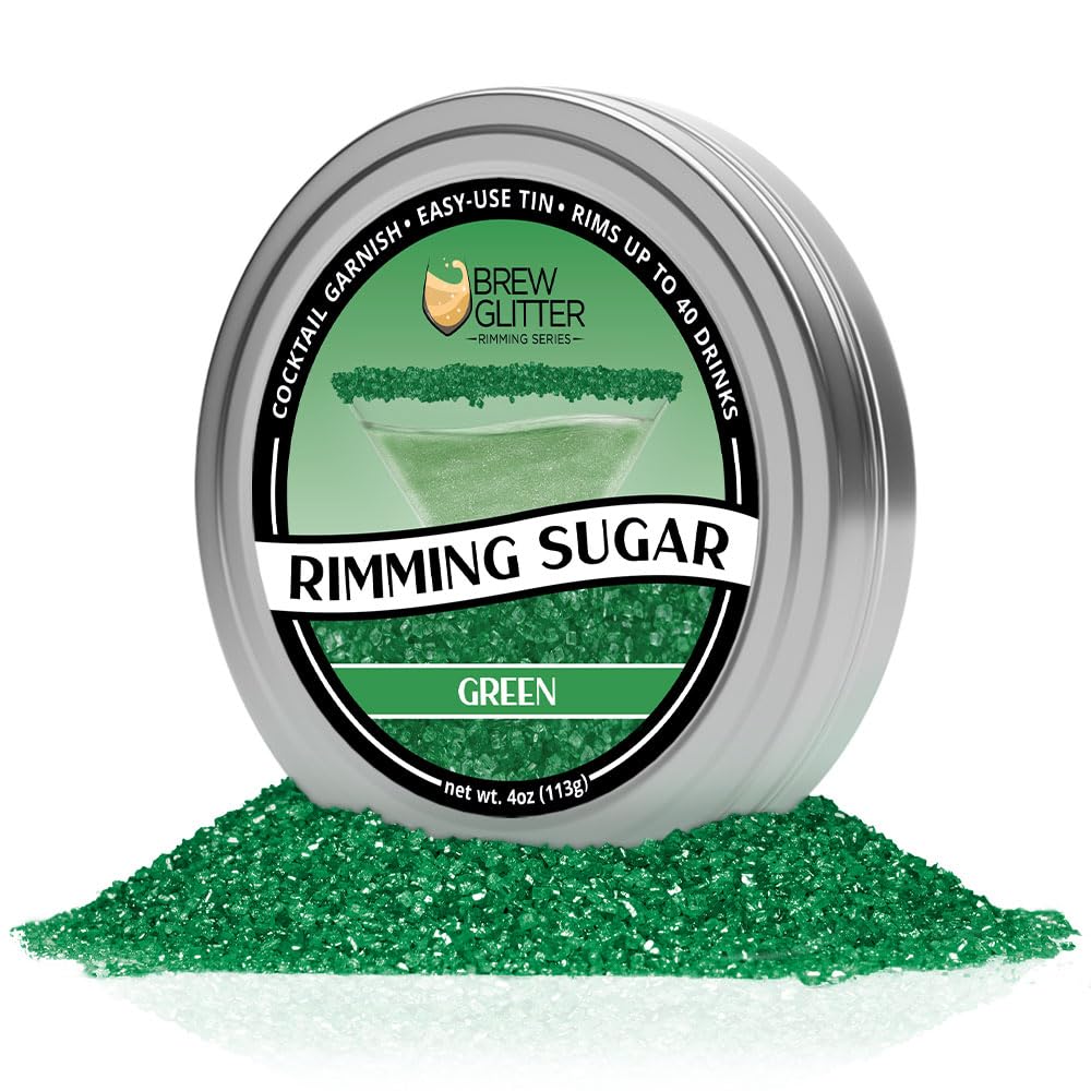 Bakell Brew Glitter: rimming verde para fiestas y celebraciones.