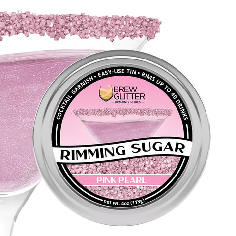Bakell Brew Glitter rosa borde, brillo comestible para realzar la bebida en la copa.