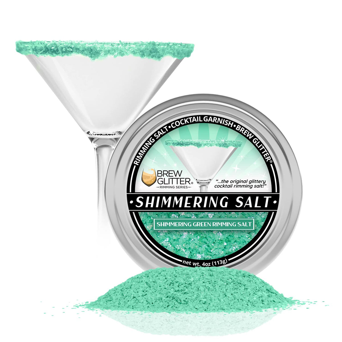 Bakell Brew Glitter: sal para borde brillante para bebidas, color y brillo en cada trago