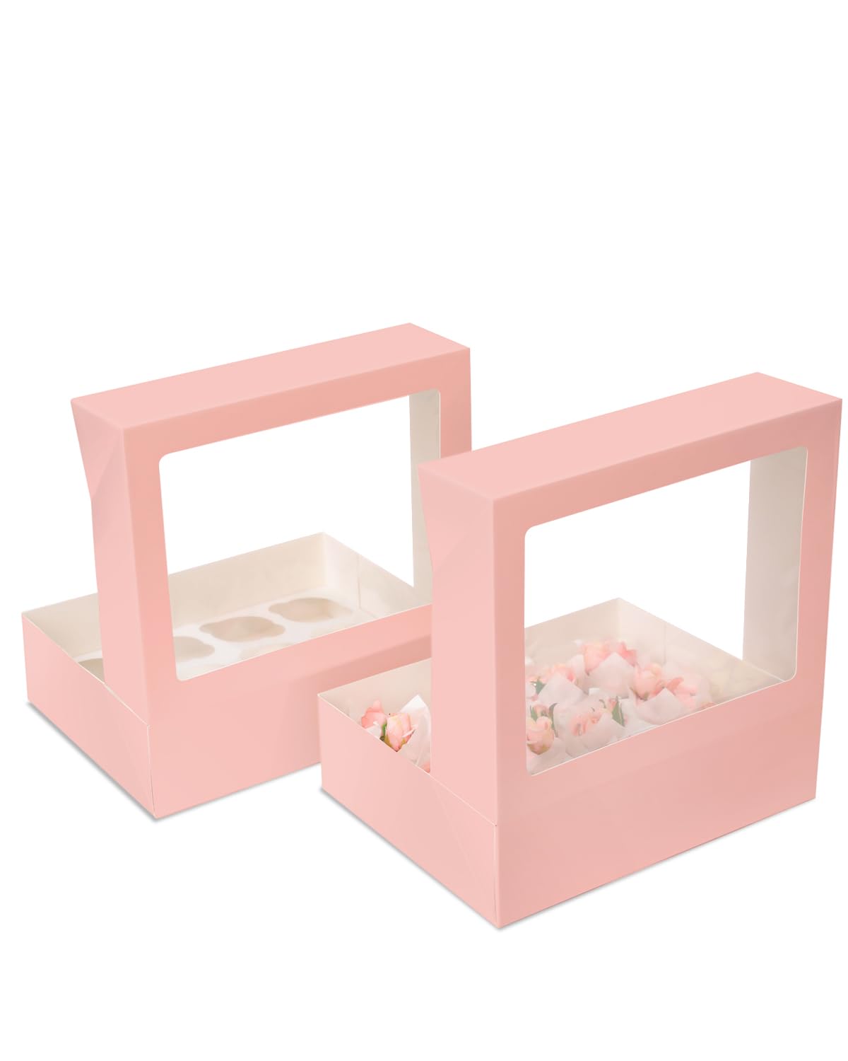 Bakepacker cajas cupcakes kraft resistente mejora durabilidad y protección.