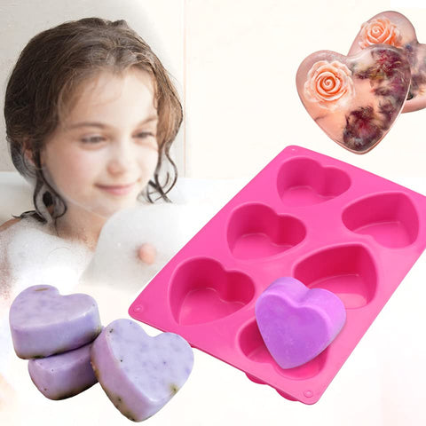 BAKER DEPOT set de 2 moldes corazón para crear postres temáticos