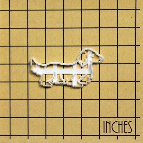 Bakerlogy cortador galletas dachshund pelo largo es ideal para proyectos de repostería creativa.