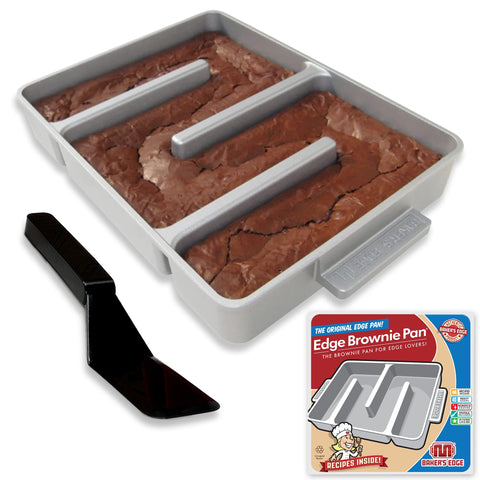 Baker's Edge Pan brownie, bordes crujientes que realzan cada porción