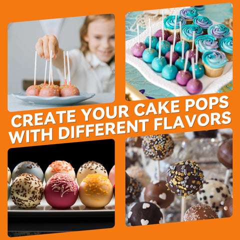 Baker's Friend 12 cake pops: capacidad para porciones perfectas para compartir.