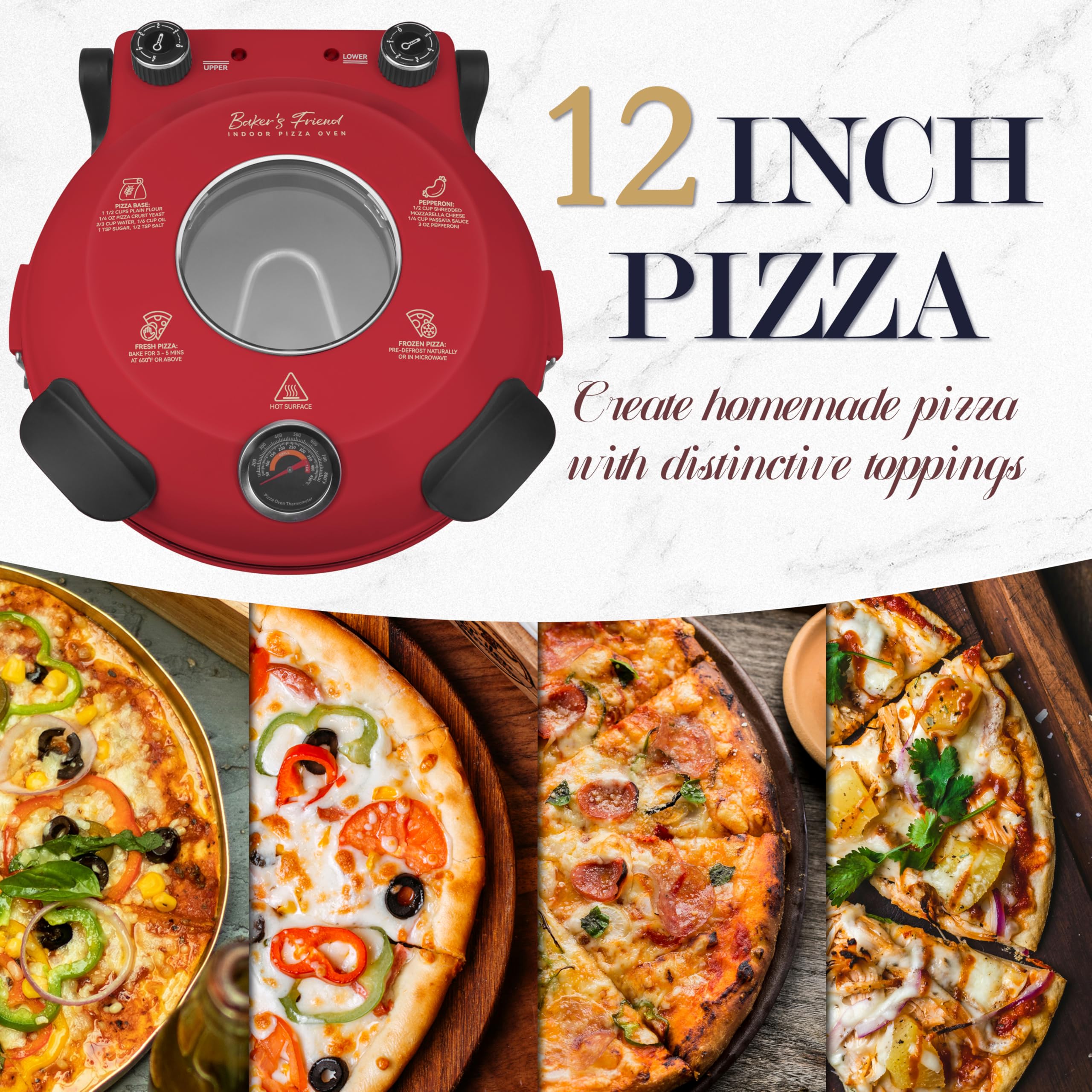 Baker's Friend, diseño compacto y colores elegantes para cocinas modernas.