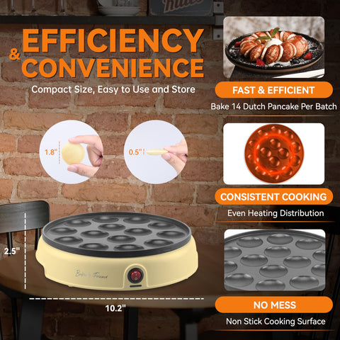 Baker's Friend diseño-compacto: ideal para cocinas pequeñas y uso diario.
