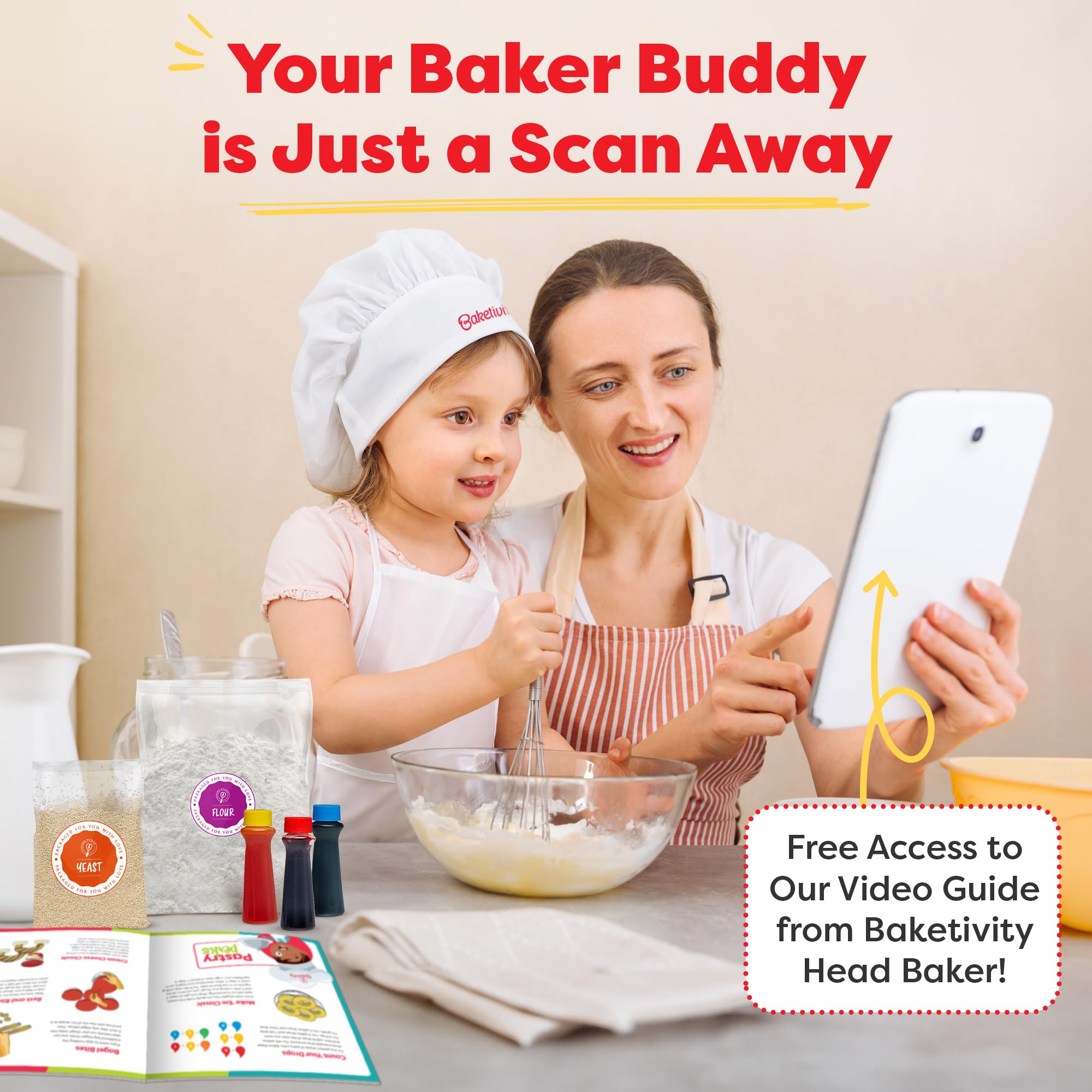Baketivity Regalo para Niños: regalo ideal para amantes de la cocina.