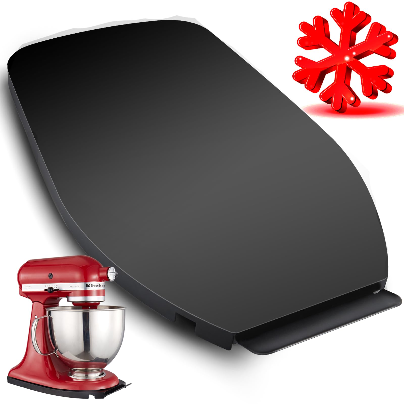 BAKEWAY deslizador de mesa para KitchenAid 4.5-qt, movimiento suave para colocar la batidora.