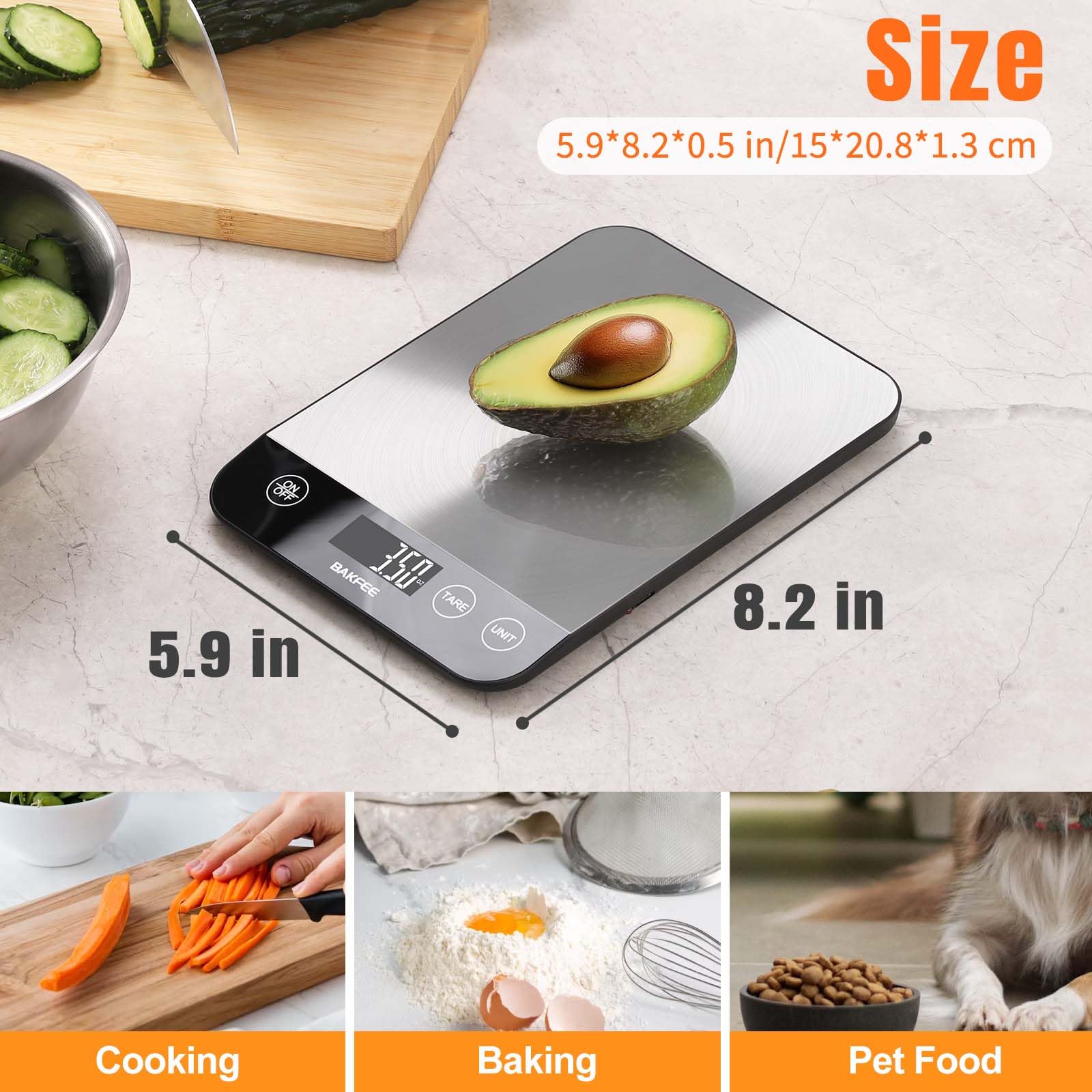 BakFee BK806 batería recargable para uso diario en cocina y viajes