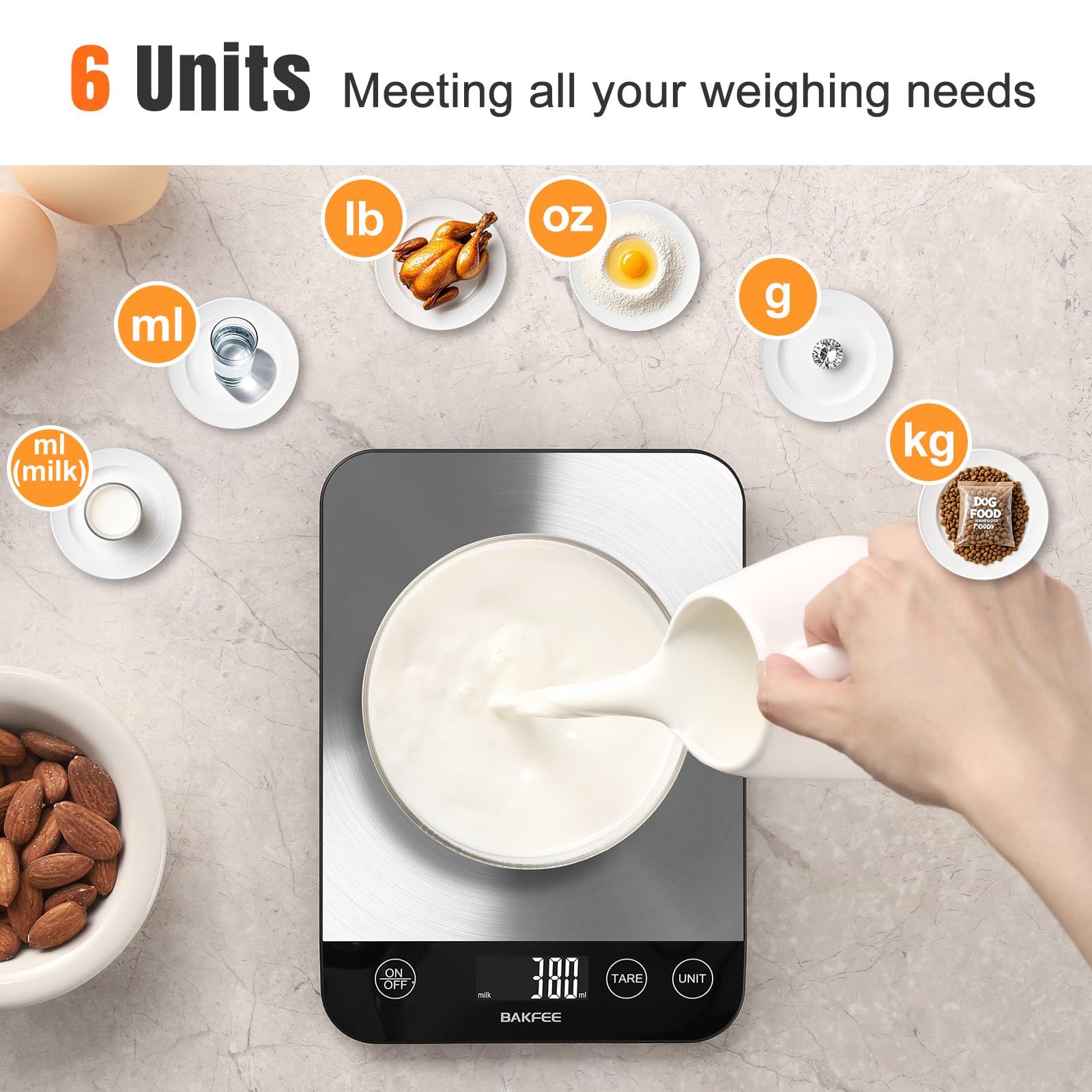 BakFee BK806 diseño compacto, ideal para cocinas pequeñas