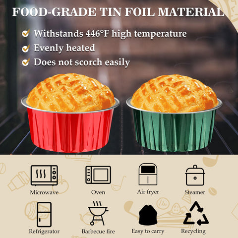 Tapas para hornear BakingPak en aluminio, compatibles con hornos domésticos.
