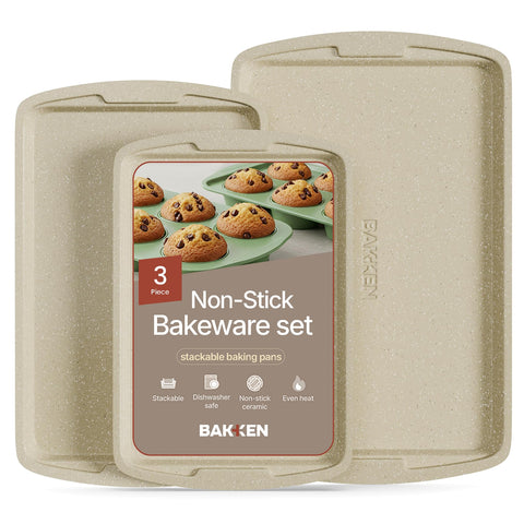 Bakken Swiss bandeja cerámica mármol blanco para galletas uniformes