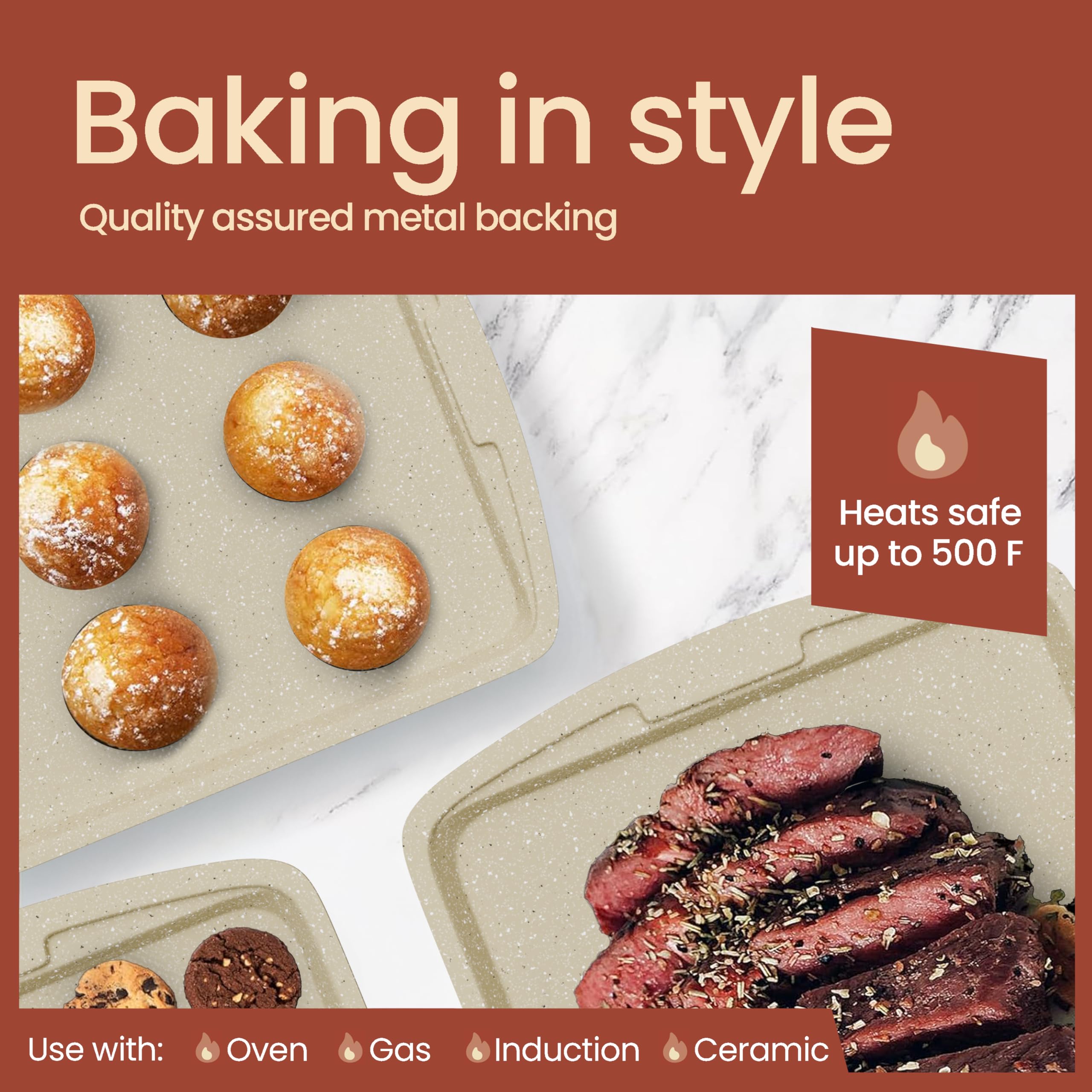Bakken-Swiss uso en horno, apto para temperaturas altas.