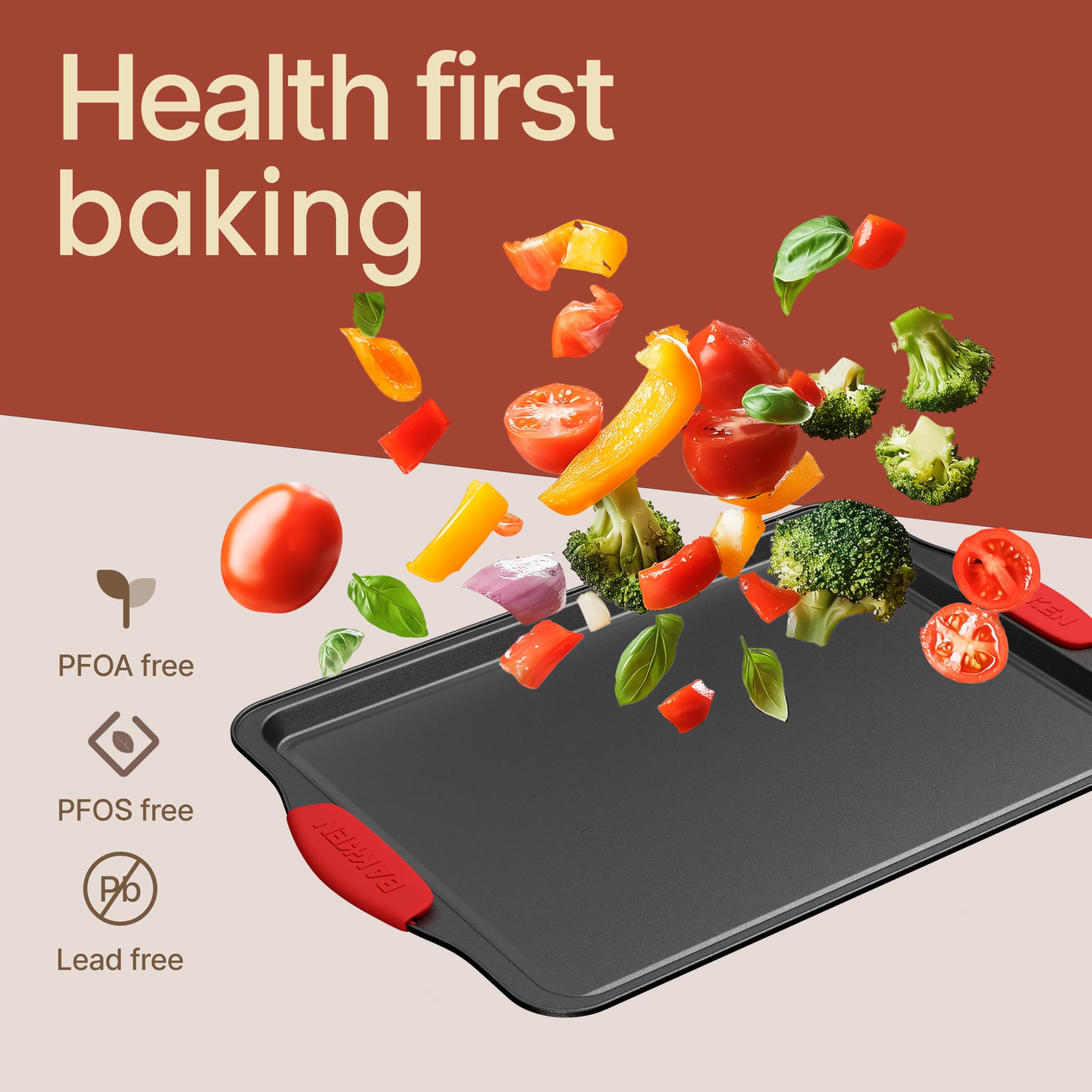 BAKKENMASTER apto para lavavajillas, limpieza conveniente tras hornear.