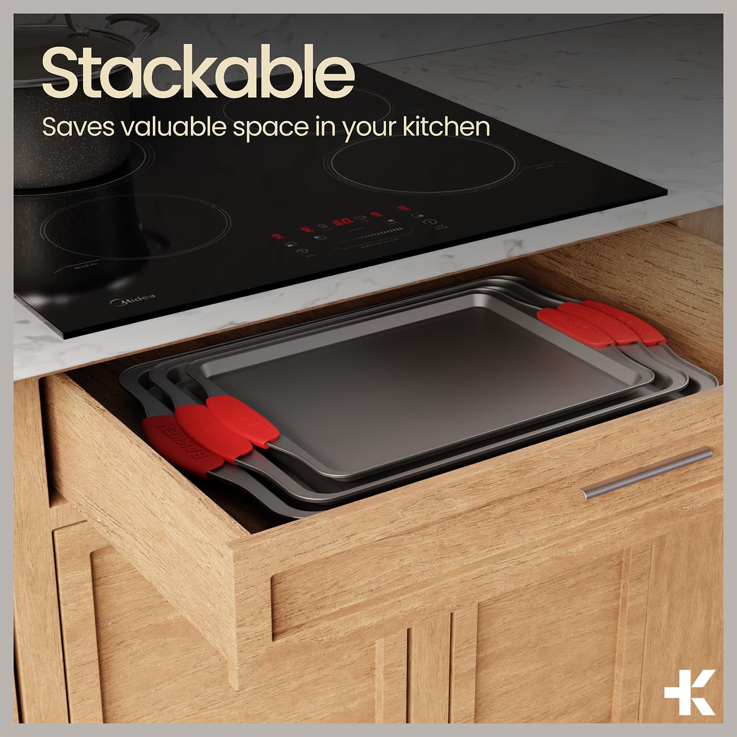 BAKKENMASTER durabilidad y versatilidad para horno, refrigerador y congelador.