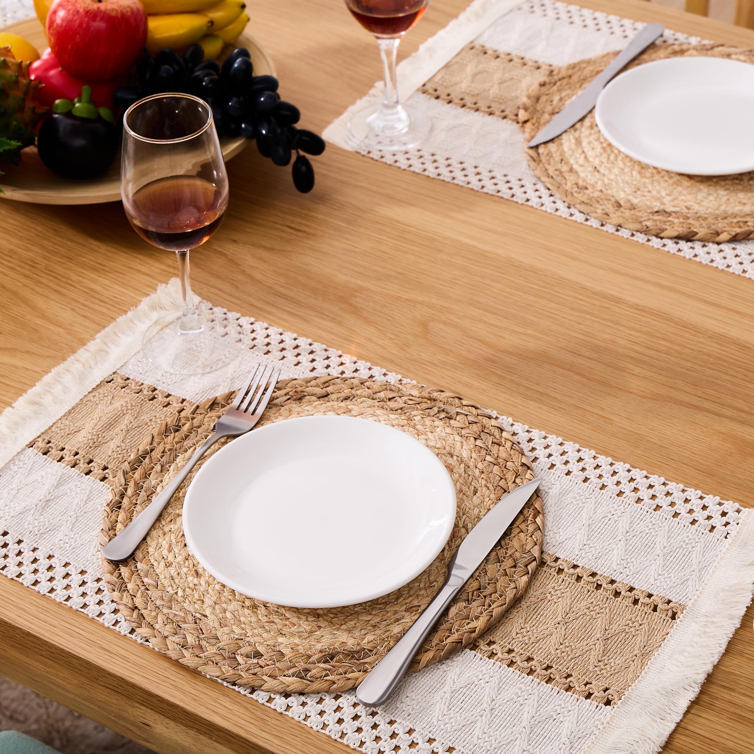manteles baklean diseño bohemio rectangular y redondo para cualquier mesa
