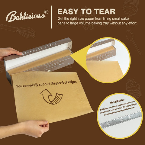 BAKLICIOUS pergamino alto rendimiento para repostería ofrece resistencia y horneados uniformes.