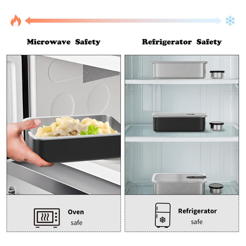 Bakpoco Bento con capacidad de 42 oz para comidas abundantes