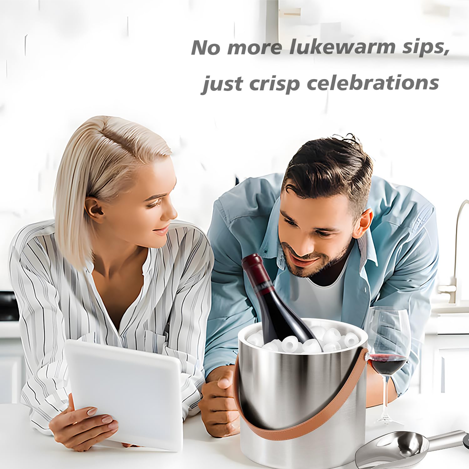 Bakpoco cubo de 3 litros para fiestas y reuniones