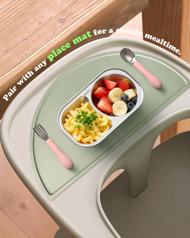 Bakpoco plato infantil ideal para guardería y escuelas